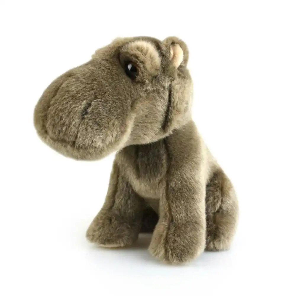 Lil Friends 18cm Hippo Kids/Children/Toddler Soft Plush Animal Toy Brown 3y+