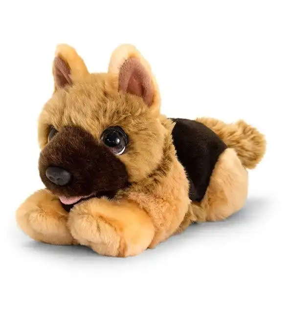 Cuddle Pets 32cm Alsatian Dog Kids Soft Animal Plush Stuffed Toy 3y+ Brown
