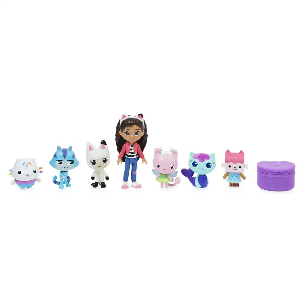 8pc Gabby's Dollhouse Deluxe Figure Character Accessory Set Kids/Childrens Toy