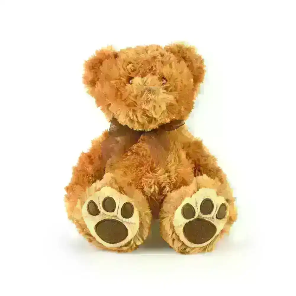 Korimco Marley Bear Kids/Toddler/Children 35cm Soft Plush/Stuffed Toys 3y+ Brown