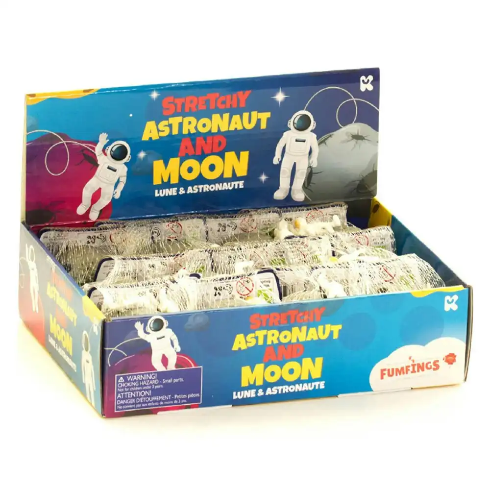 Discovery Stretchy Astronaut & Moon 8cm Stretch Fun Kids/Children/Toddler Toys