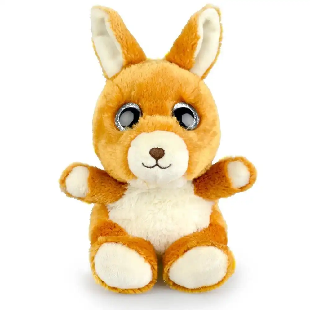 Animotsu 15cm Kangaroo Kids/Children Animal Soft Plush Stuffed Toy Brown 3y+