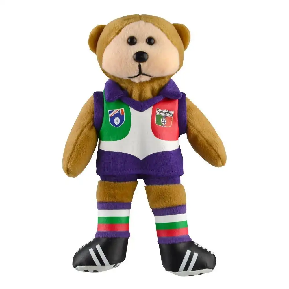 AFL Hrtg Fremantle Kids/Children 21cm Footy Team Soft Bear Toy 3y+
