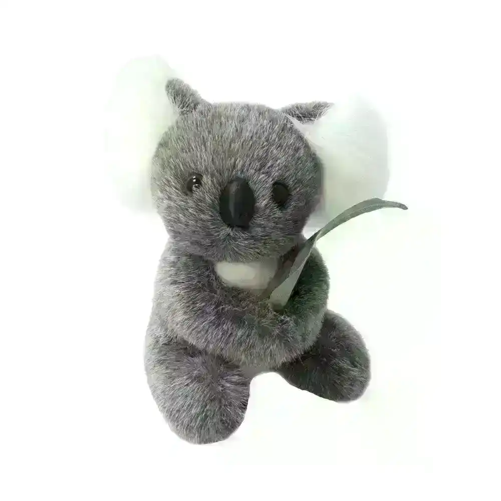 Korimco 15cm with Leaf Koala Kids Animal Soft Plush Stuffed Toy Grey 3y+