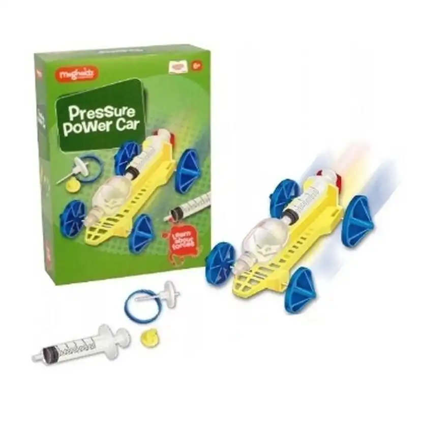 Magnoidz Pressure Powered Car Science Kit 23cm Fun Outdoor Toy 6y+ Kids/Children