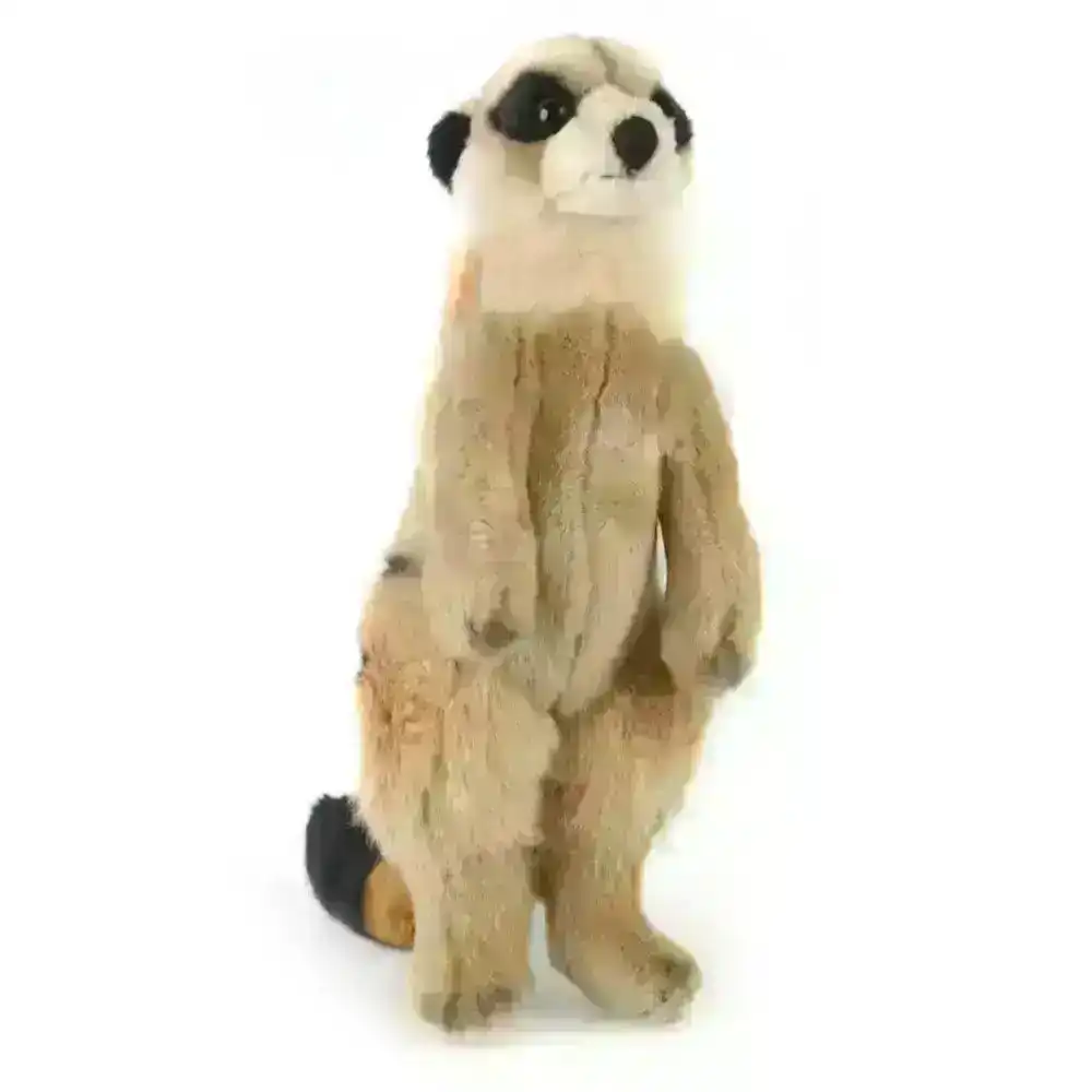 Korimco 33cm Royale Meerkat Kids Animal Soft Plush Stuffed Toy Brown 3y+