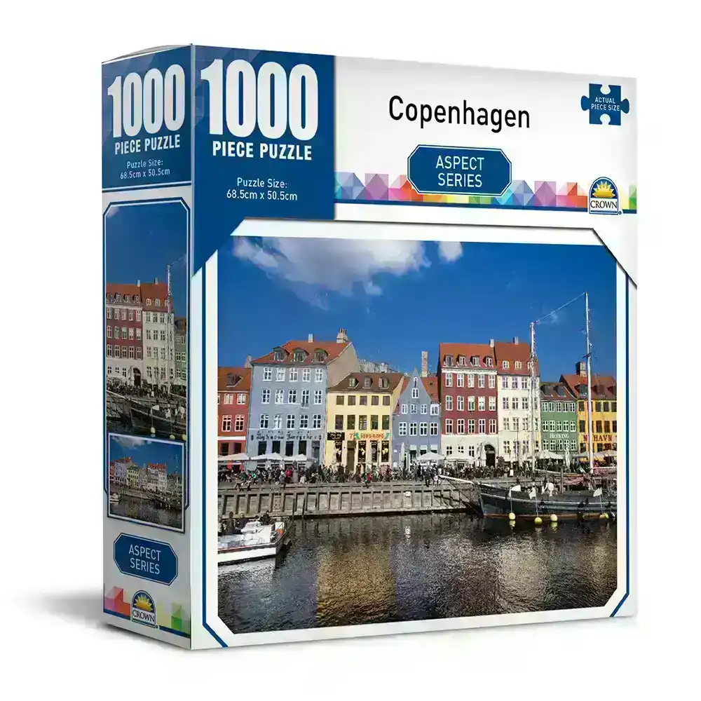 1000pc Crown Aspect Series Copenhagen 68.5cm Jigsaw Puzzle Toys 8y+ Family/Kids