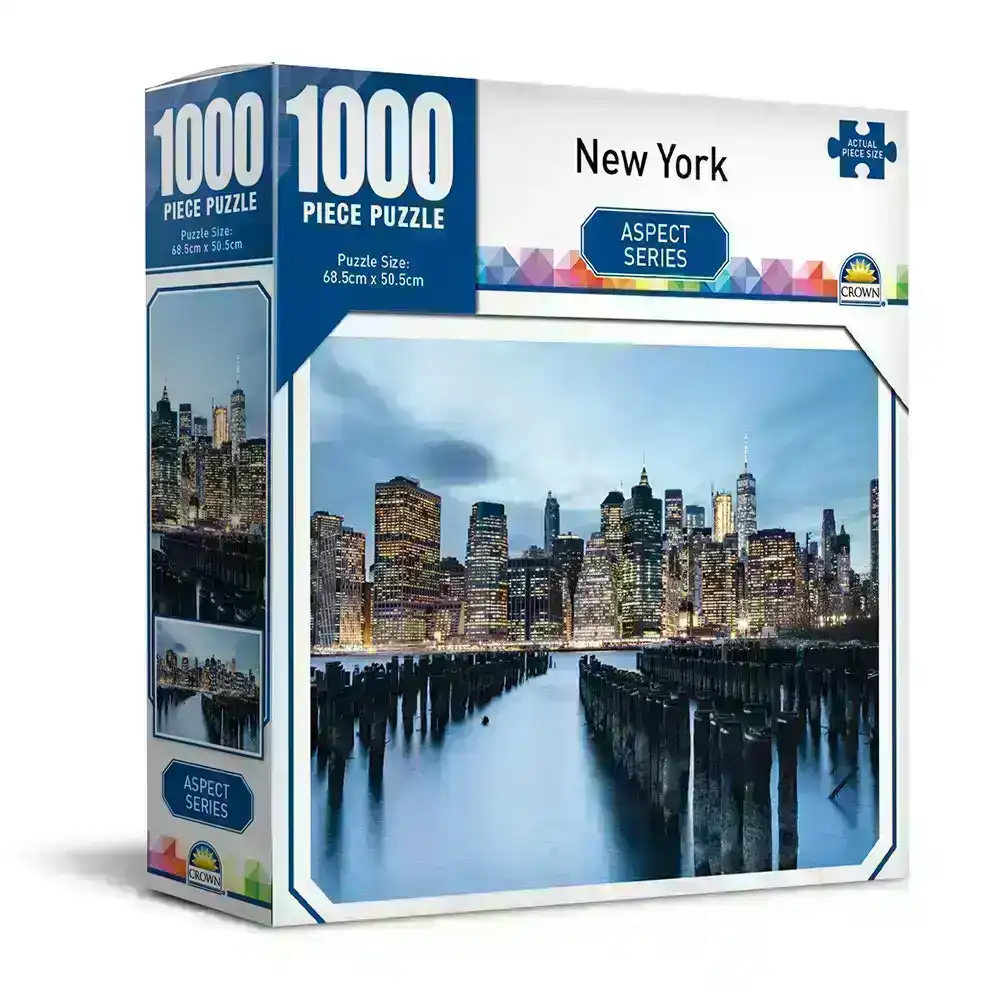 1000pc Crown Aspect Series New York 68.5cm Jigsaw Puzzle Toys 8y+ Family/Kids