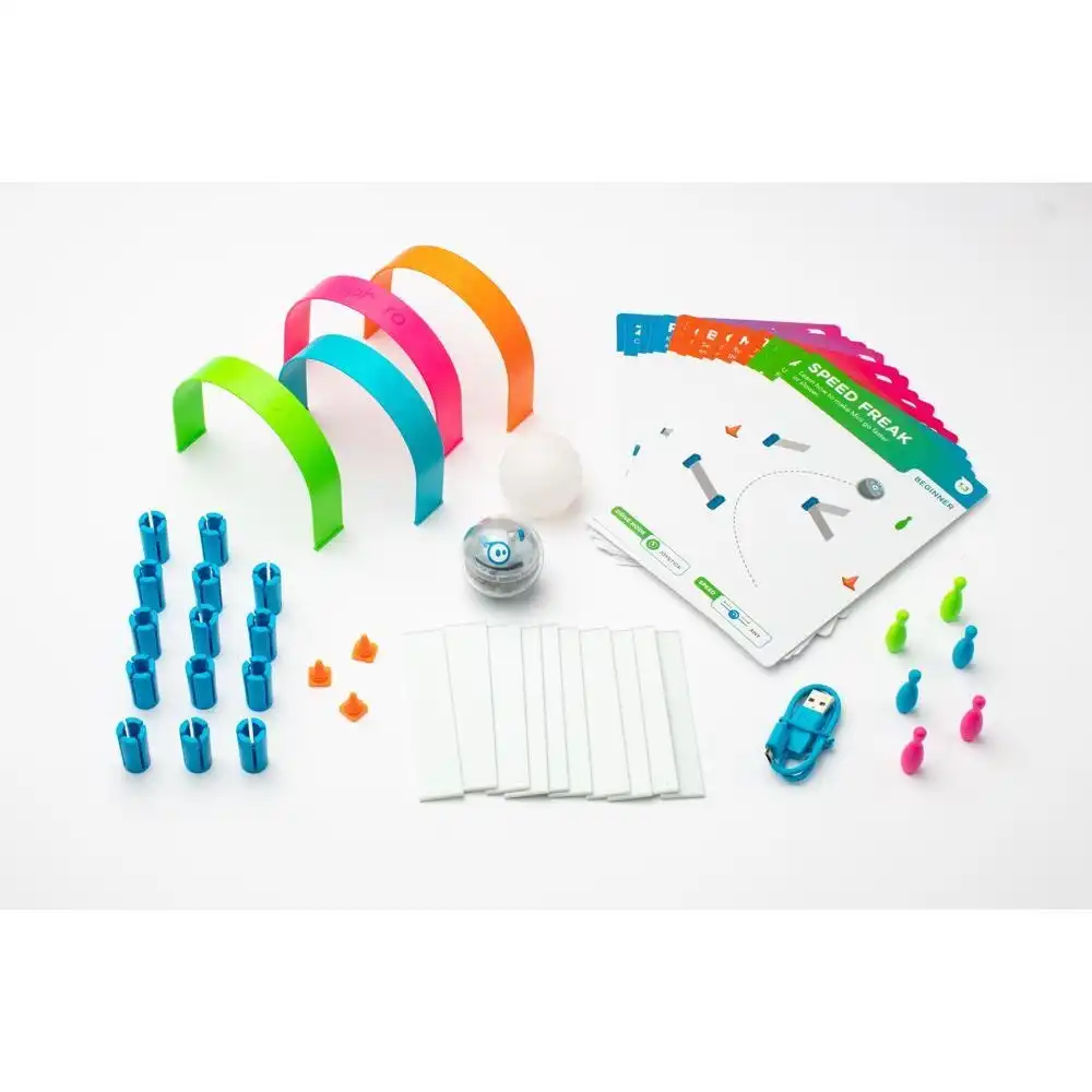 Sphero Mini Activity Kit w/Robotic Ball/Cards/Construction Set STEM Learning