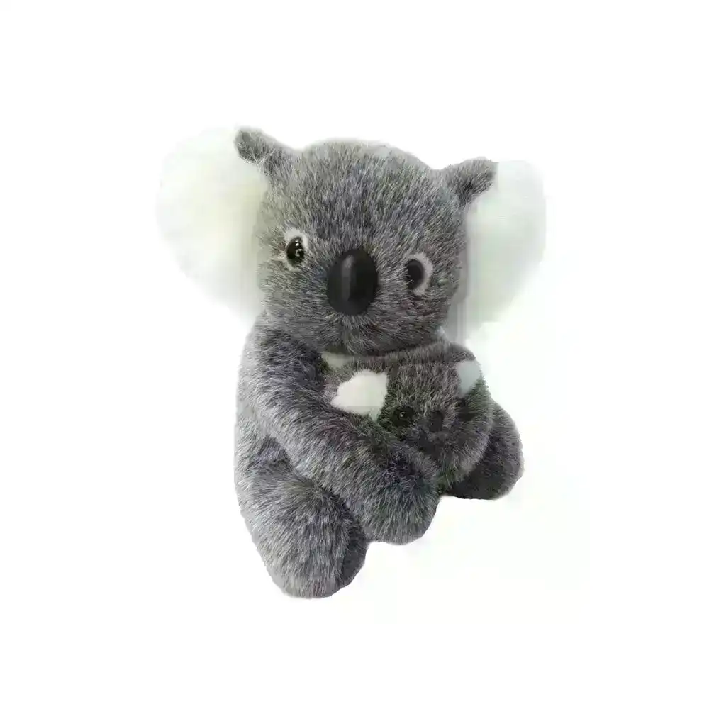Korimco 19cm with Baby Koala Kids Animal Soft Plush Stuffed Toy Grey 3y+