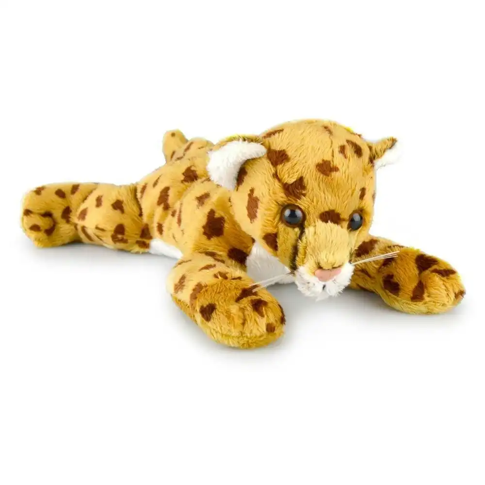 Korimco 23cm Charlie Cheetah Kids Animal Soft Plush Stuffed Toy Brown 3y+