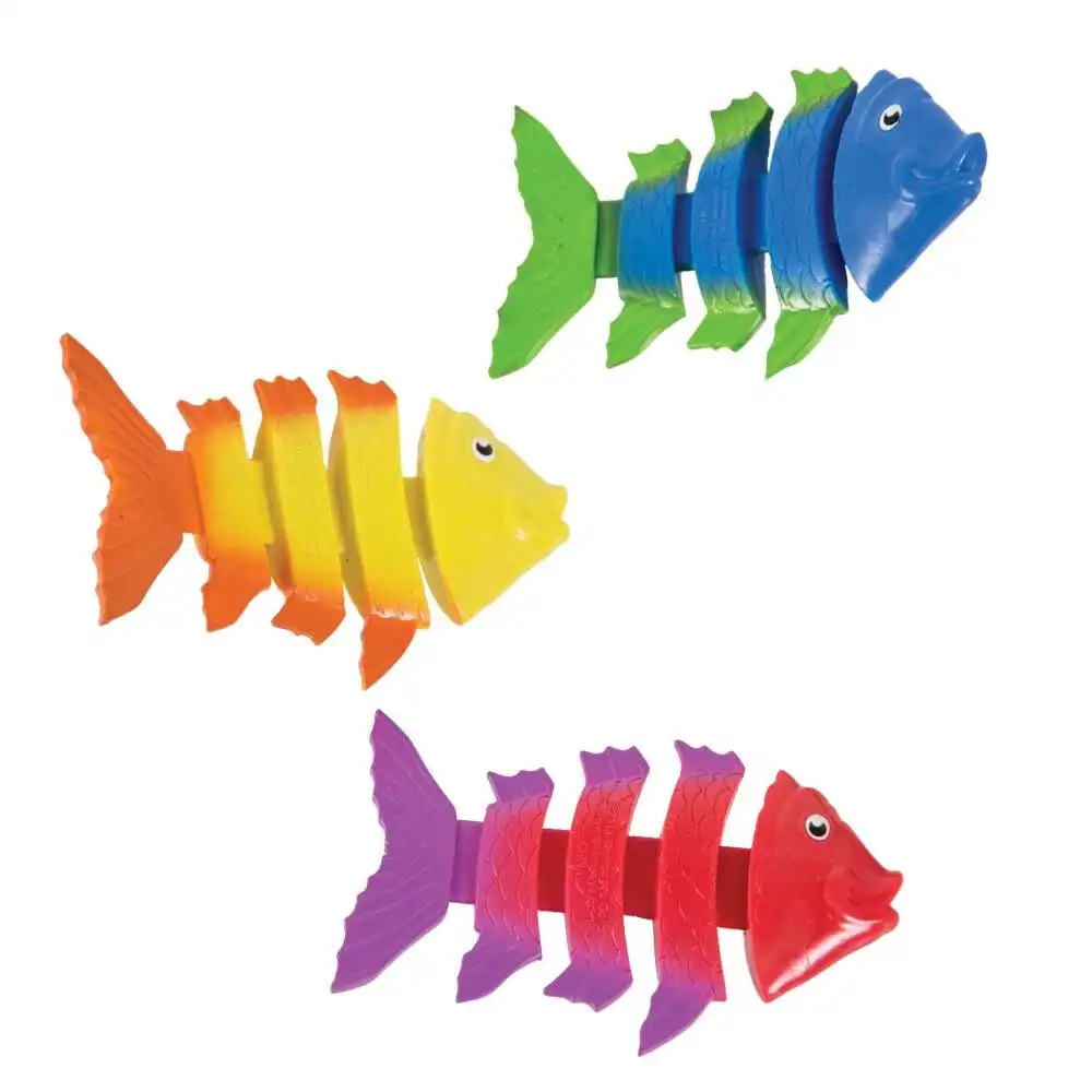 3pc Swimways Wiggle Fish Styx Pool Water Toy Kids/Children Swimming/Diving Game