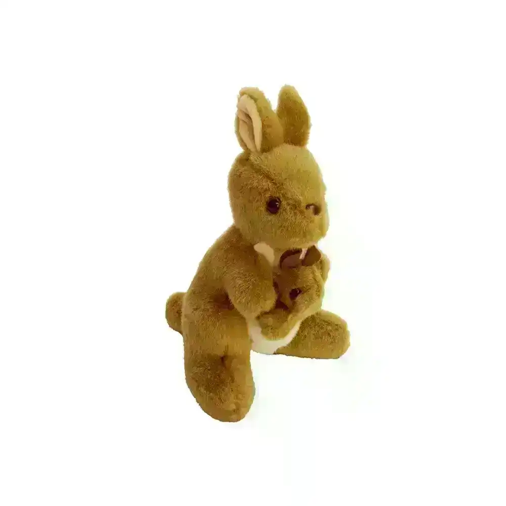 Korimco 25cm Kangaroo Kids/Children Animal Soft Plush Stuffed Toy Brown 3y+