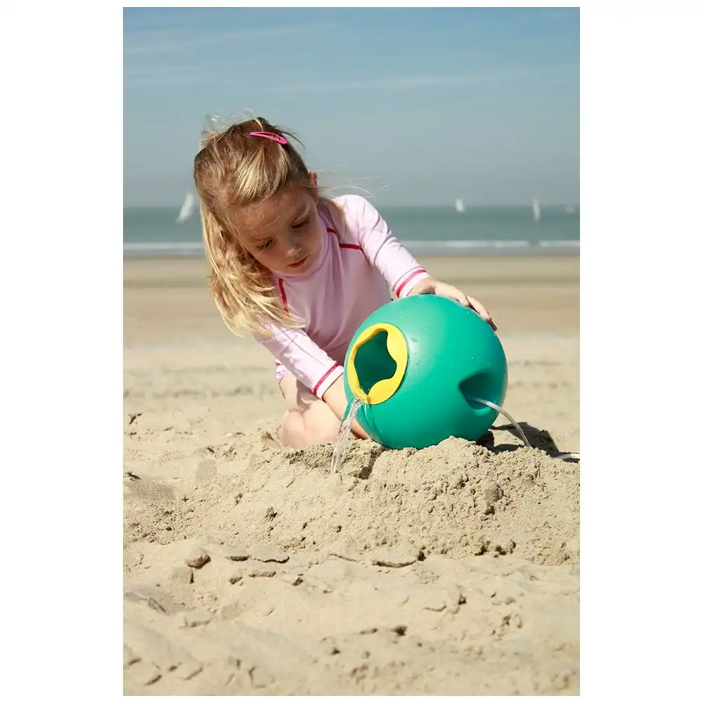 Quut Ballo 20cm Outdoor Beach/Sand/Bath Toys Water Bucket for Kids Lagoon Green