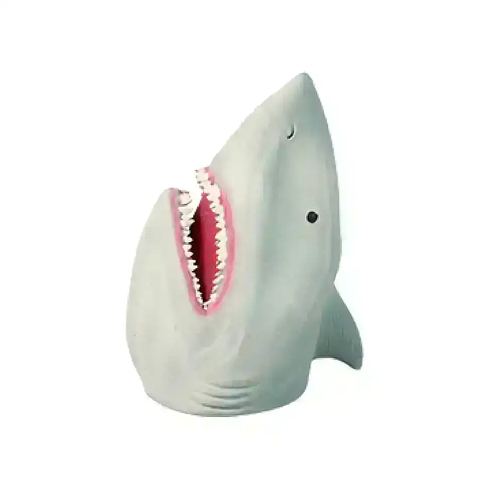 Fumfings Animal Great White Shark Handpuppet 12cm Soft Toy Props Kids Assorted