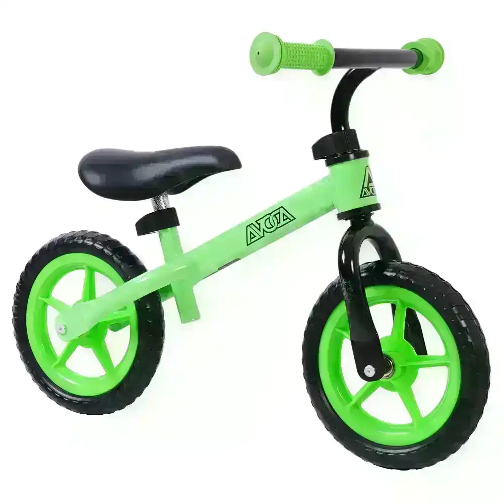 Avoca Balance Bike Kids/Children Ride On Beginner Push/Kick Bicycle Toy 2y+ GRN