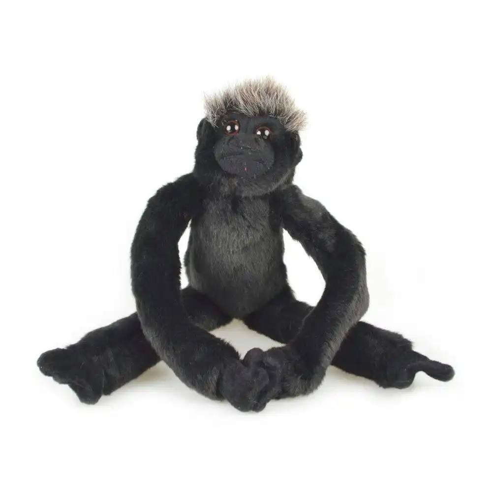 Korimco 45cm Hanging Gorilla Kids Animal Soft Plush Stuffed Toy Black 3y+