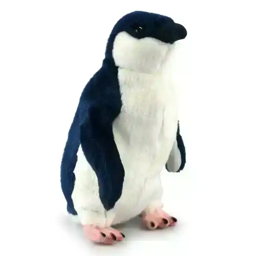 Korimco 29cm Little Penguin Kids Soft Animal Plush Stuffed Toy 3y+ Black