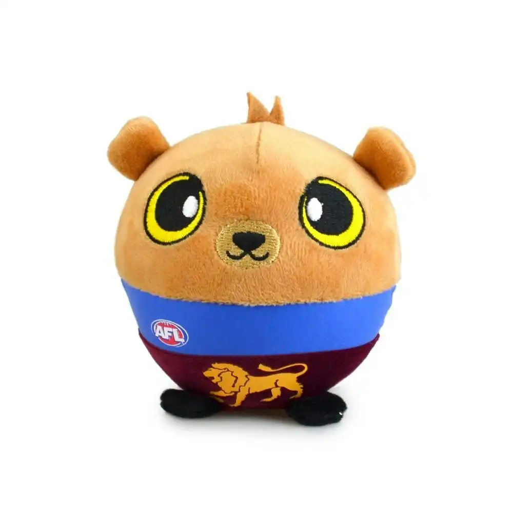 AFL Squishii Brisbane Kids/Children 10cm Footy Team Soft Collectible Toy 3y+