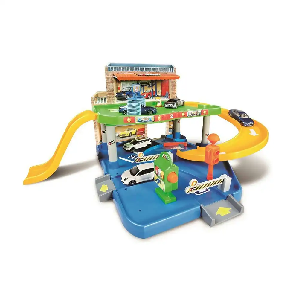 Bburago 1:43 Street Fire Kids Toy Auto Service Car Wash Pretend Playset/Model 3+