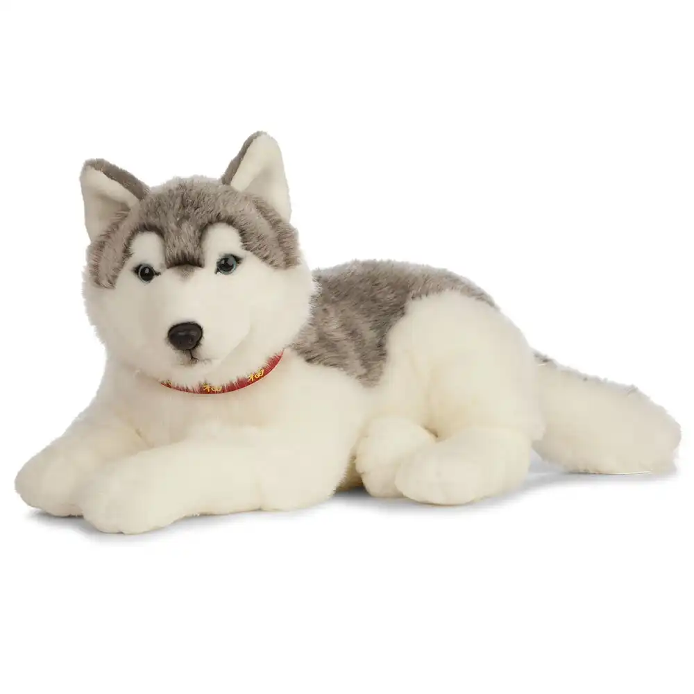 Living Nature Giant Husky Dog 60cm Soft Stuffed Toys Baby/Infant/Children 0m+