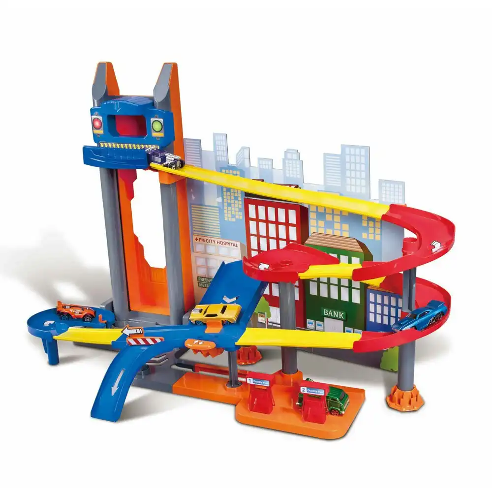 Maisto Fresh Metal Elevator & Ramp Playset w/ Car Vehicle Kids/Children Toy 3y+