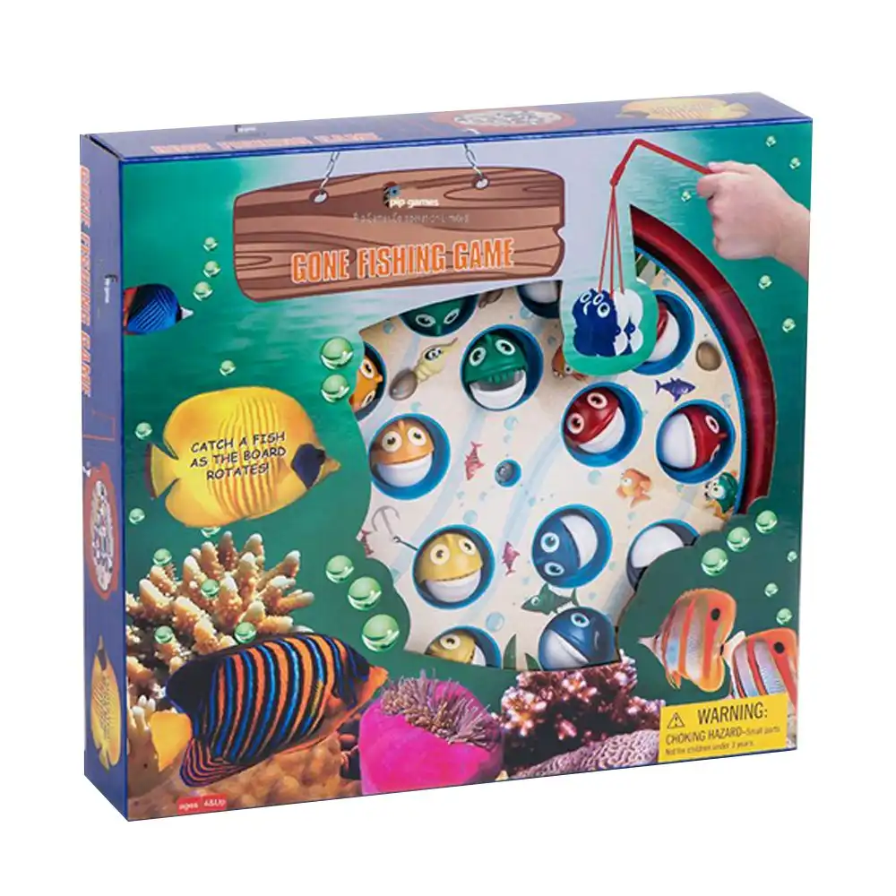 Pip Games Kids/Family/Children Gone Fishing Interactive Board Play Game 4y+ Toy