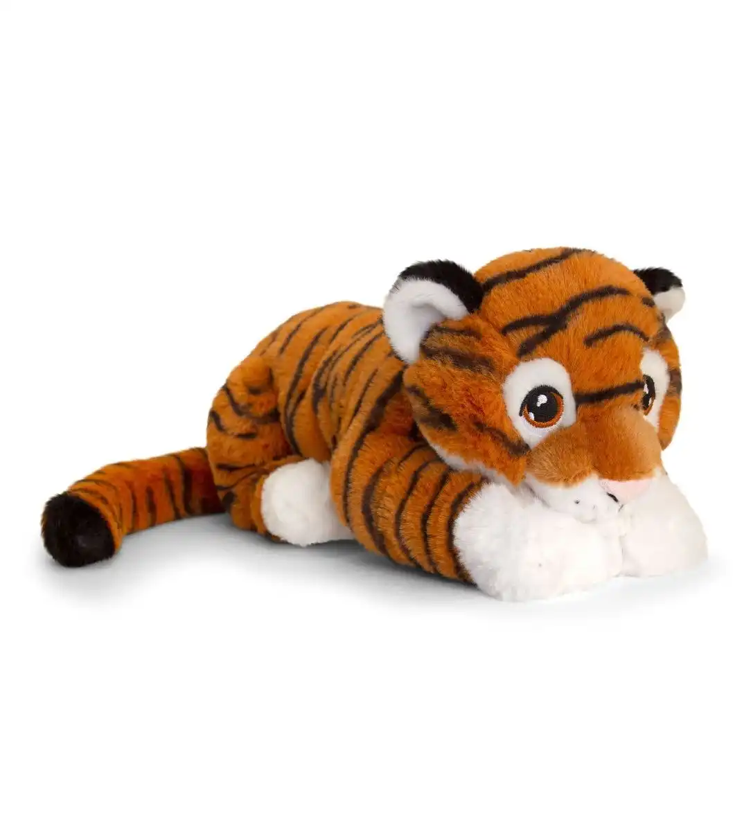 Keeleco 25cm Tiger Kids/Children Animal Soft Plush Stuffed Toy Brown 3y+