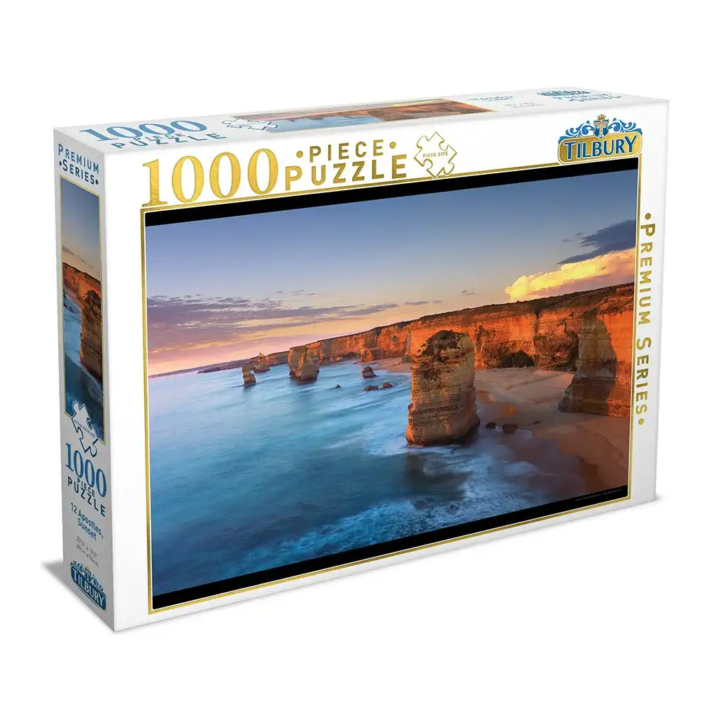1000pc Tilbury Kids/Family 12 Apostles Sunset 69x50cm Jigsaw Puzzle Toy/Game 8y+