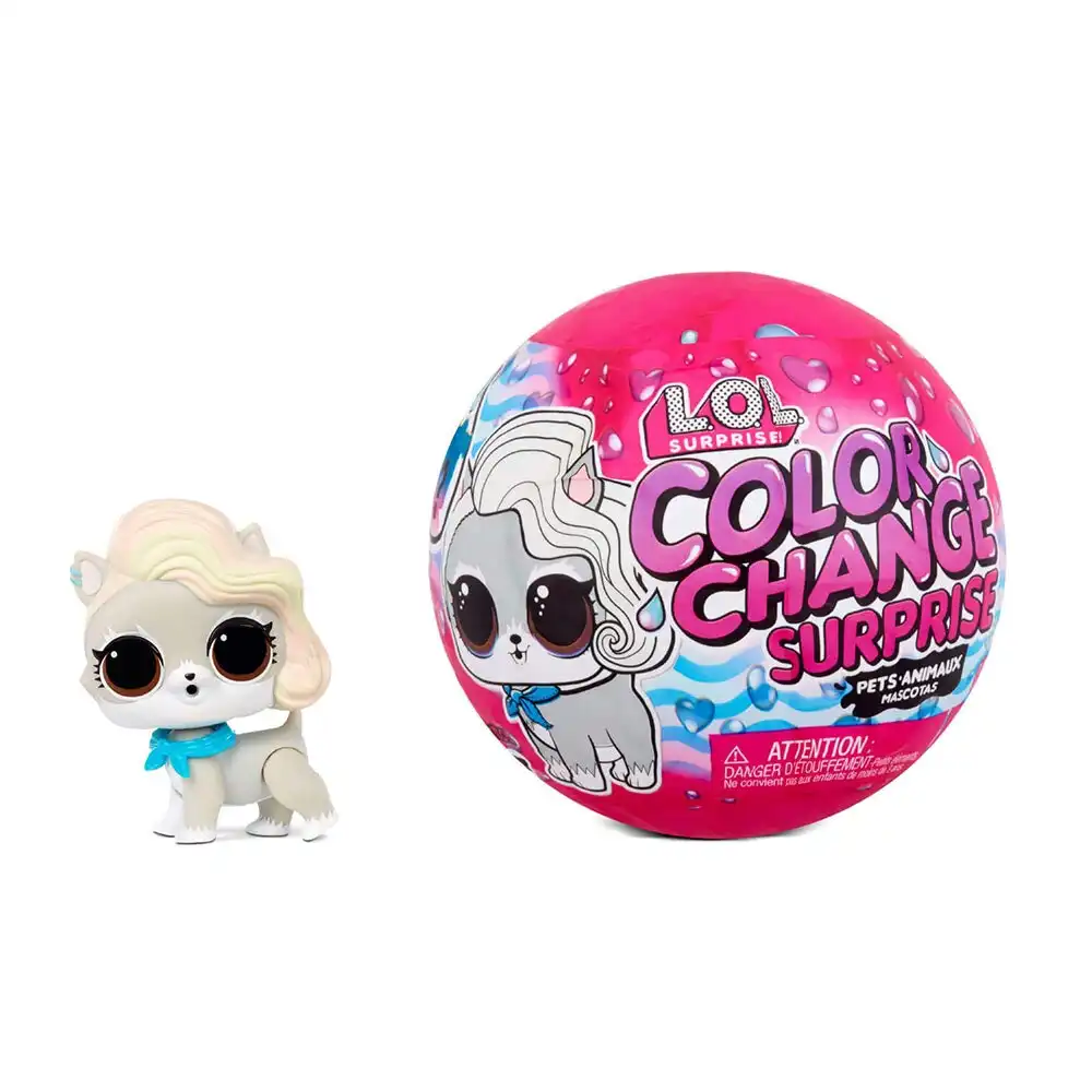 L.O.L Surprise Color Change Pets Assorted w/ 6 Surprises Kids/Child Play Toy 3y+