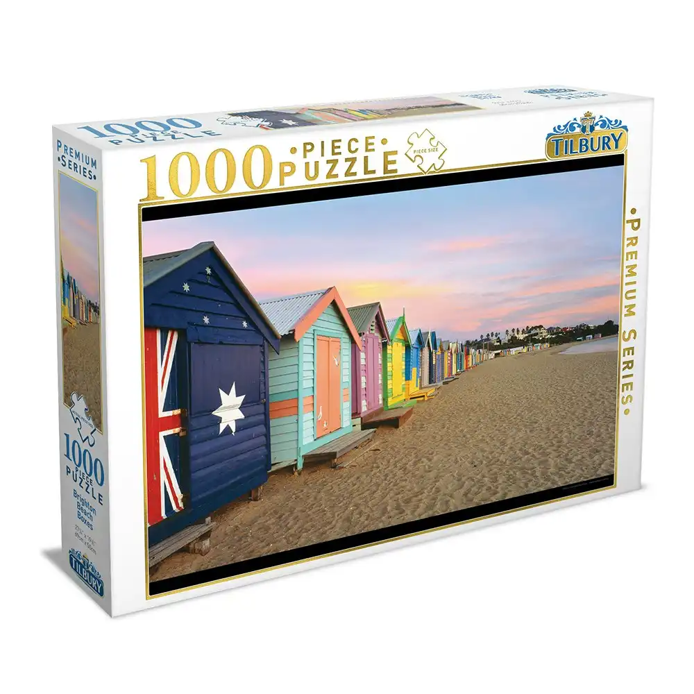1000pc Tilbury Kids/Family Brighton Beach Boxes 69x50cm Jigsaw Puzzle Toys 8y+