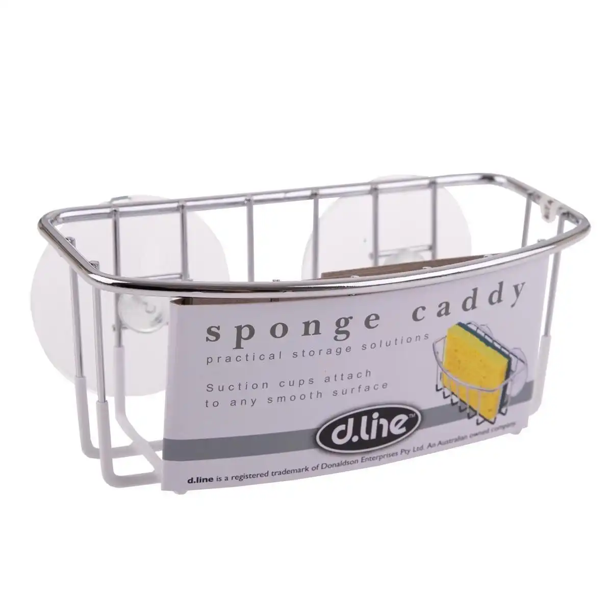 Dline Chrome Sponge Caddy