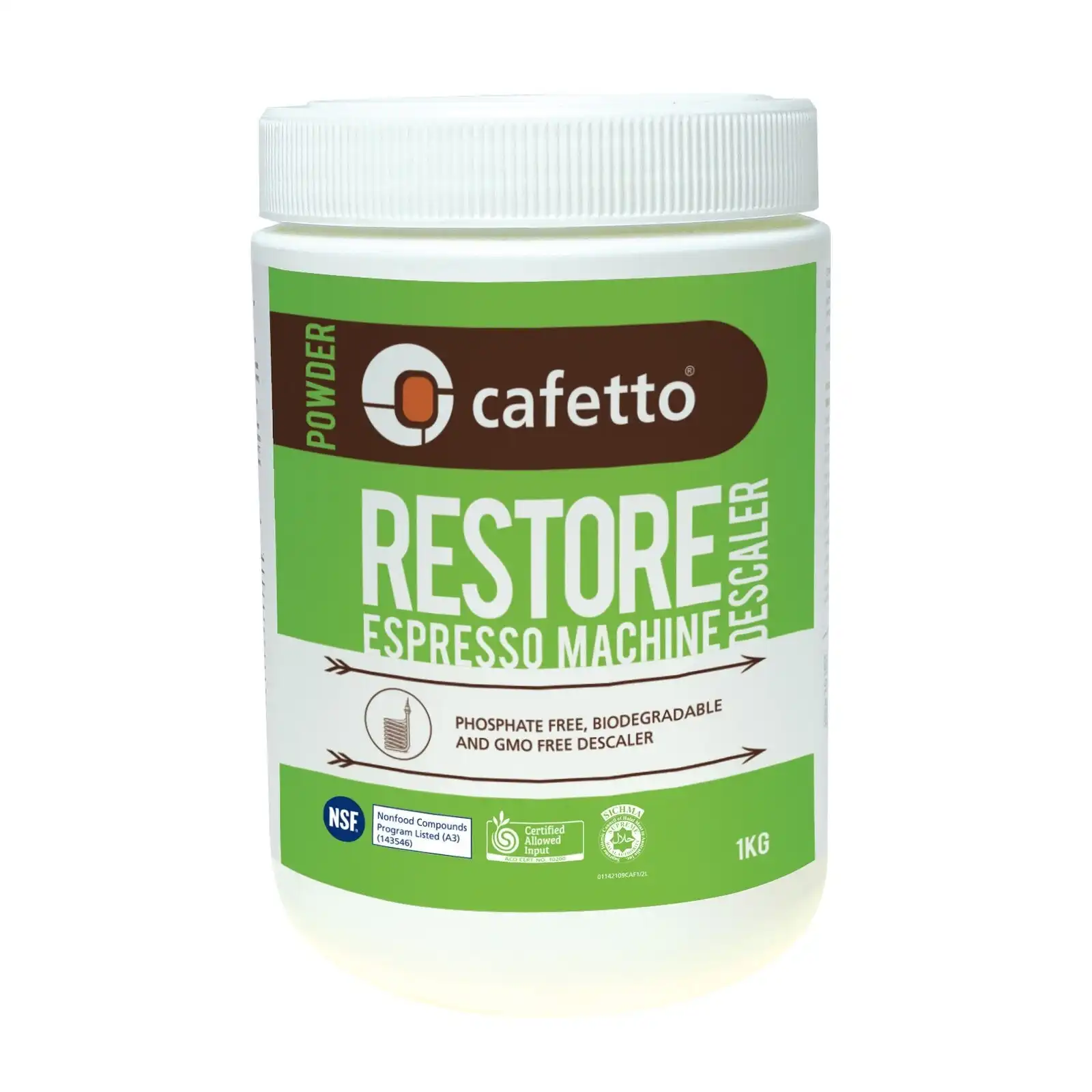 Cafetto Renew Coffee Machine Descaler 2kg