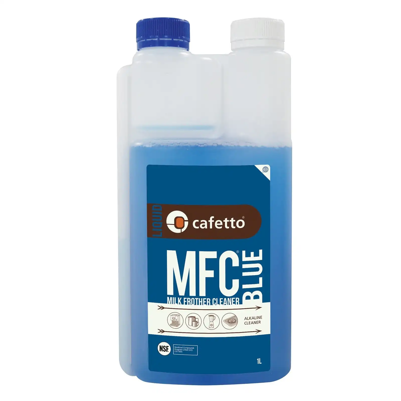 Cafetto MFC ORGANIC MILK FROTHER CLEANER - BLUE - 1 Litre