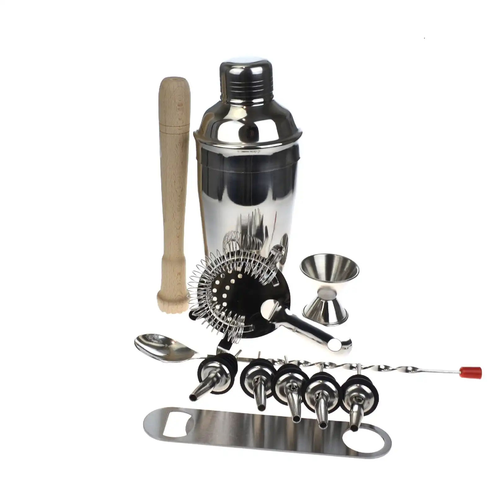 Deluxe 10 Piece Cocktail Shaker Set   With Free Bar Blade