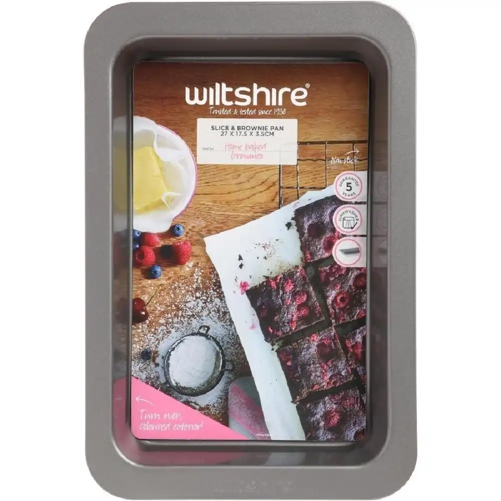 Wiltshire NON STICK SLICE AND BROWNIE PAN 27.5cm x 17.5cm