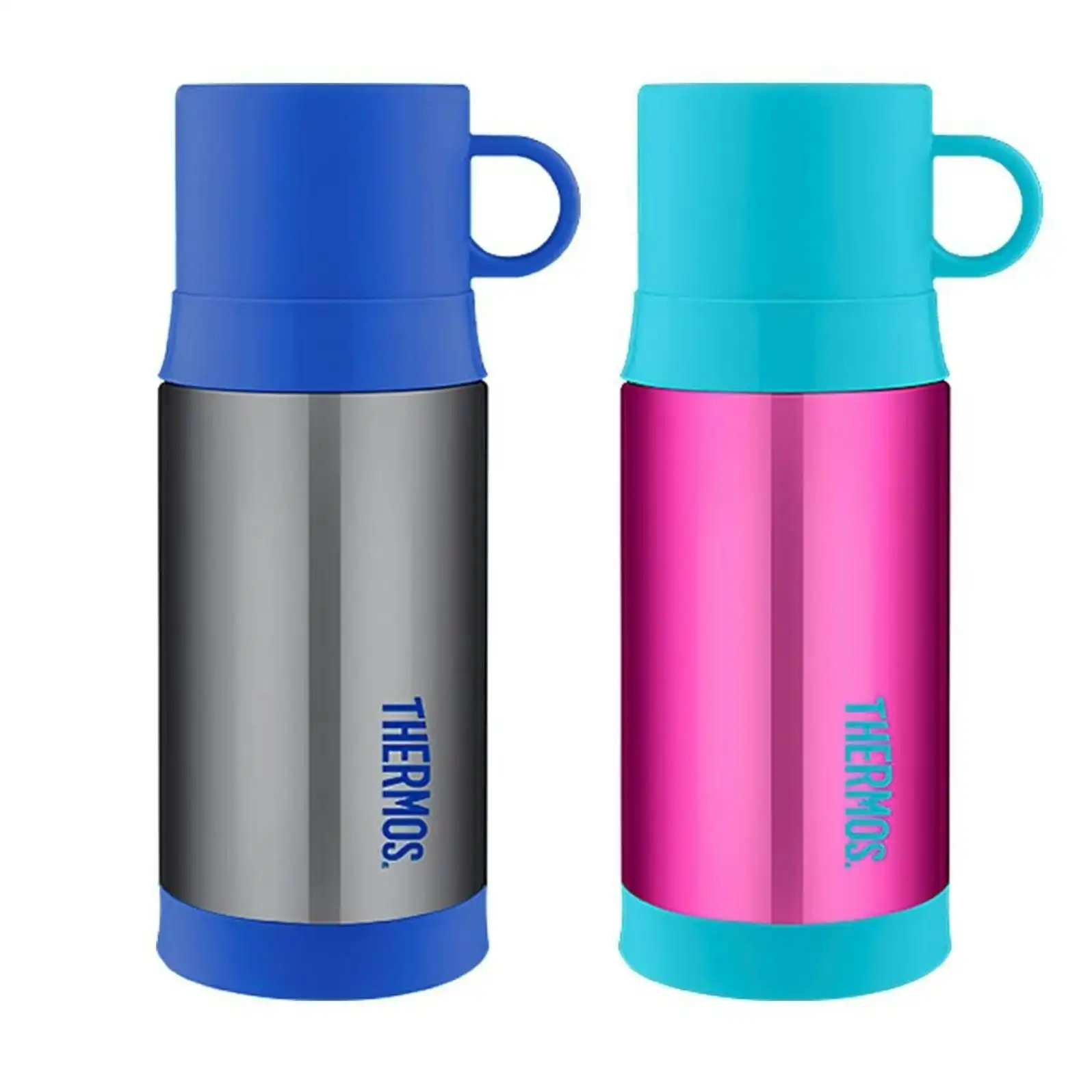 Thermos Funtainer 355ml Kid's Warm Beverage Bottle   Blue Or Pink
