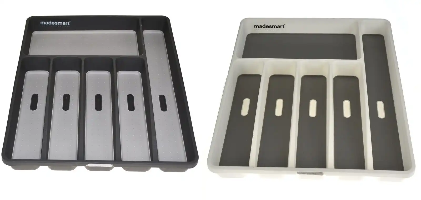 Madesmart Cutlery Tray 6 Compartment   White Or Grey