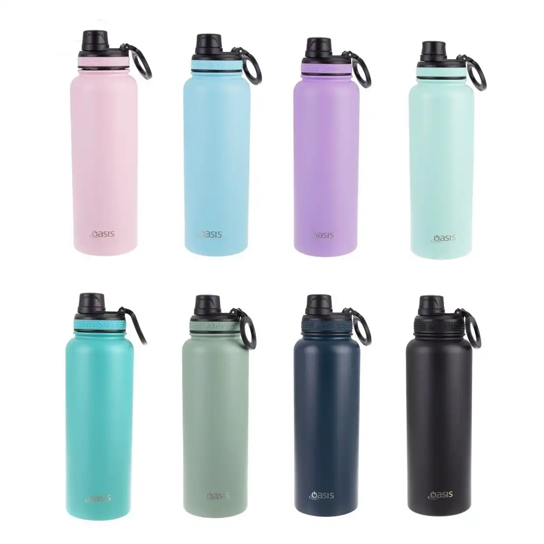 Oasis STAINLESS STEEL CHALLENGER SPORTS BOTTLE WITH SCREW CAP 550ml