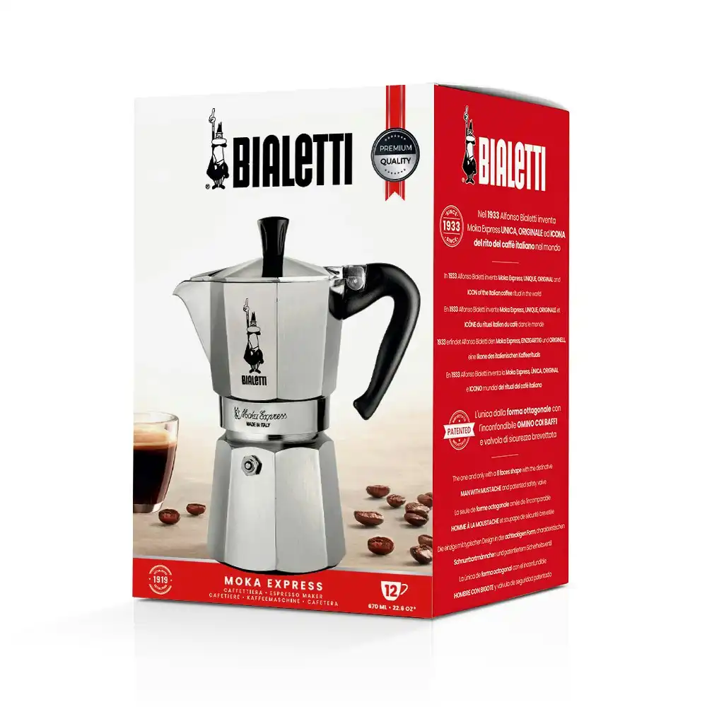 Bialetti Moka 12 Cup Espresso Maker