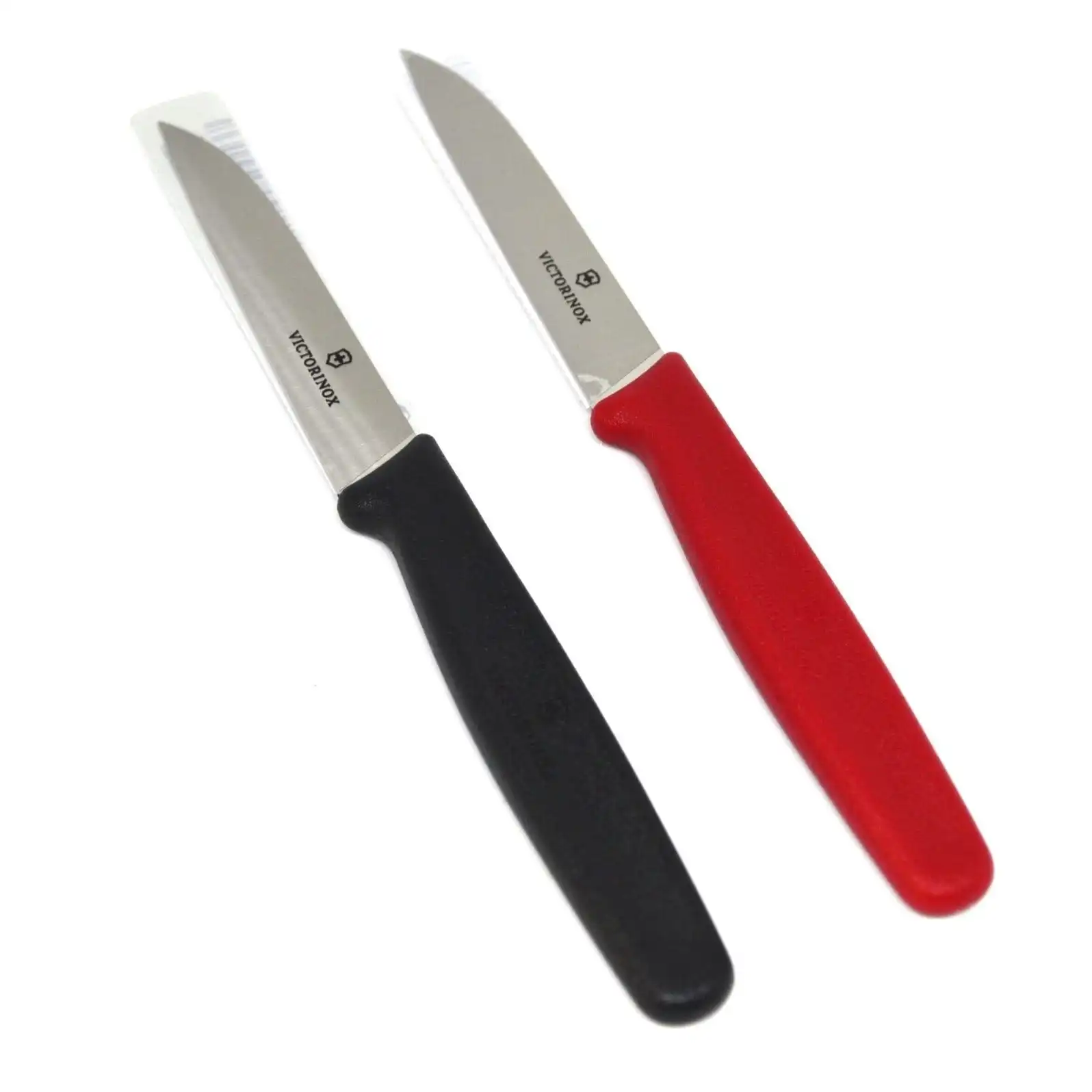 Victorinox PARING KNIFE POINTED TIP STRAIGHT BLADE 8cm RED OR BLACK