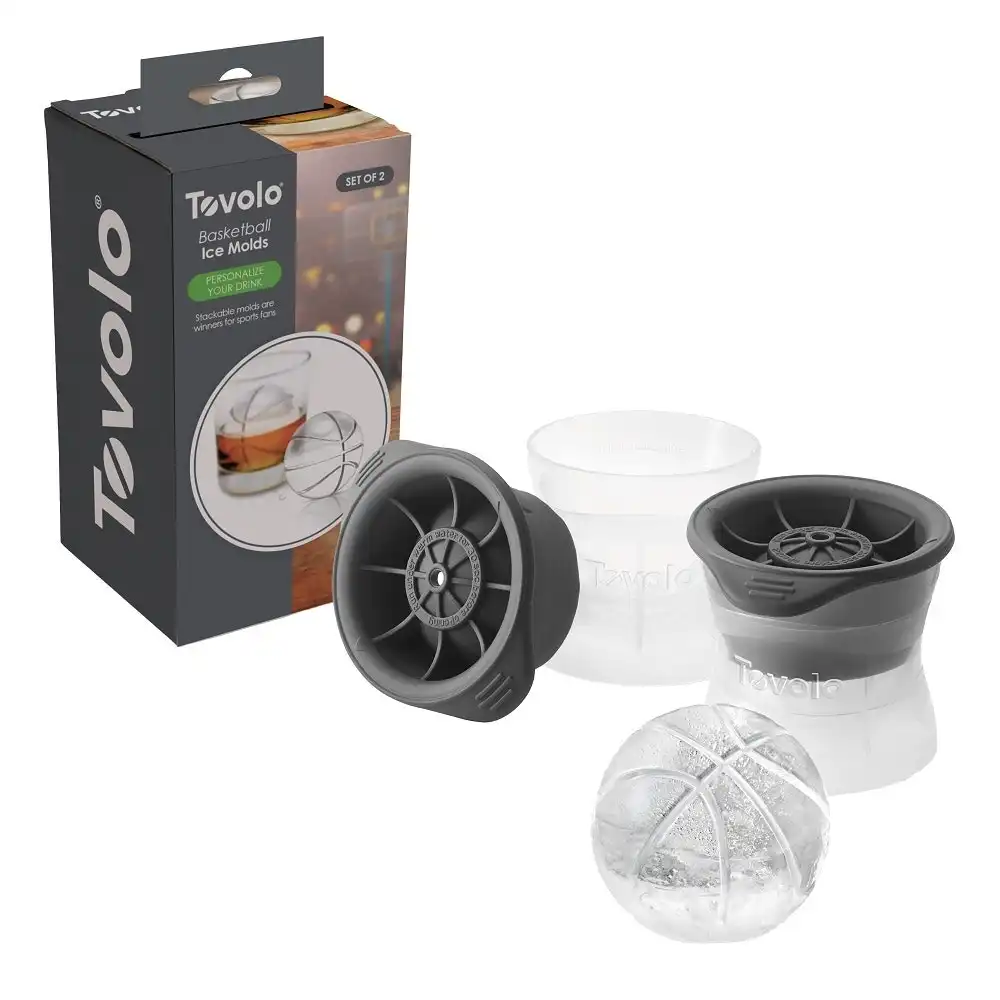 Tovolo Basketball Ice Moulds   Set Of 2