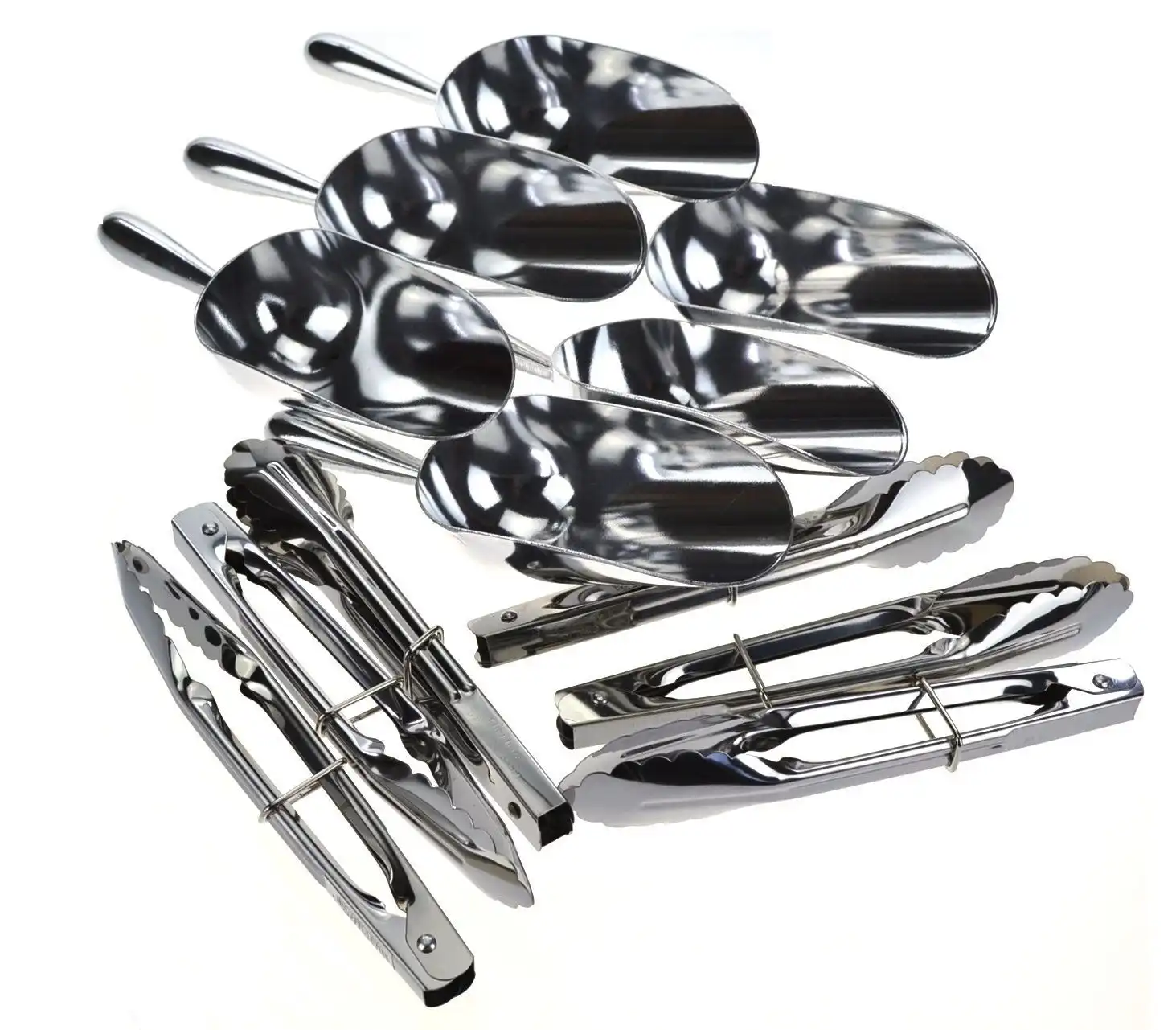 LOLLY BAR PACK 12 Pack - 6 Tongs & 6 Scoops