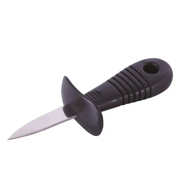 Avanti Oyster Knife With Guard   Black