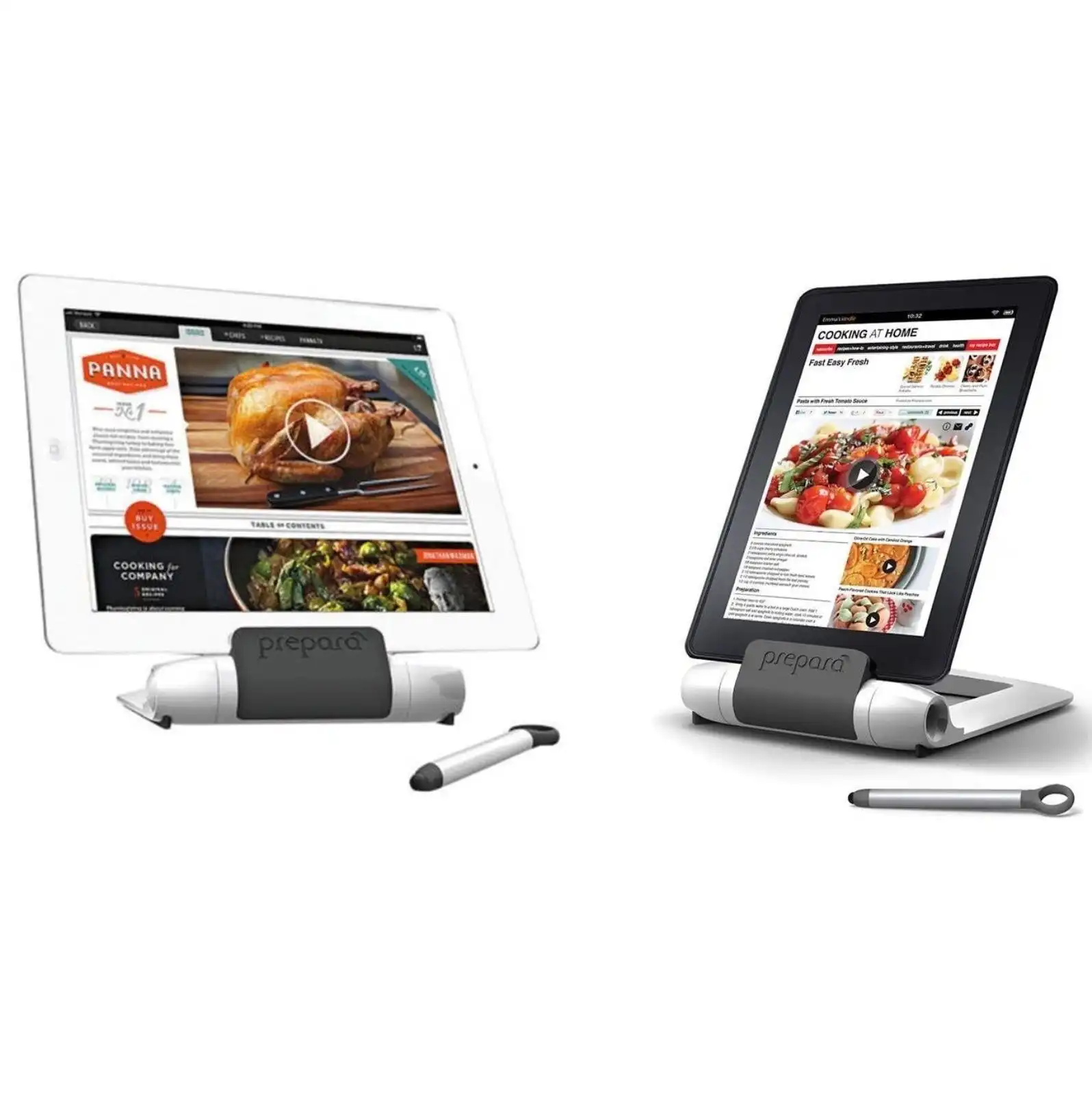 Prepara Iprep Tablet Stand And Stylus   Black Or White