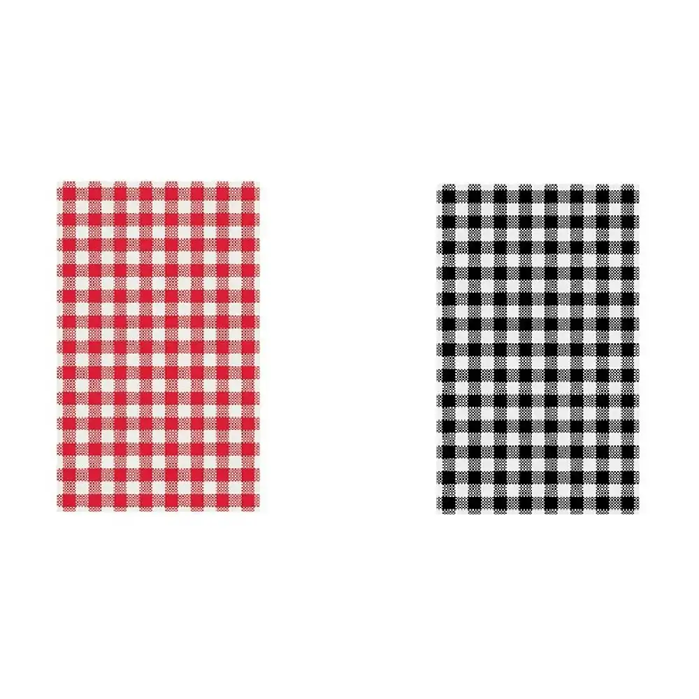 Gingham Greaseproof Paper   Pack 200