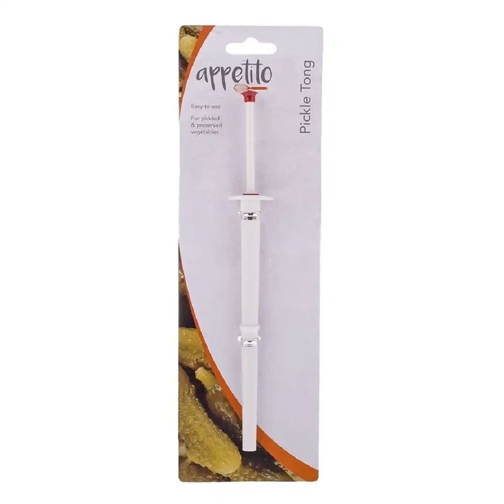Appetito WHITE PICKLE TONG 20cm