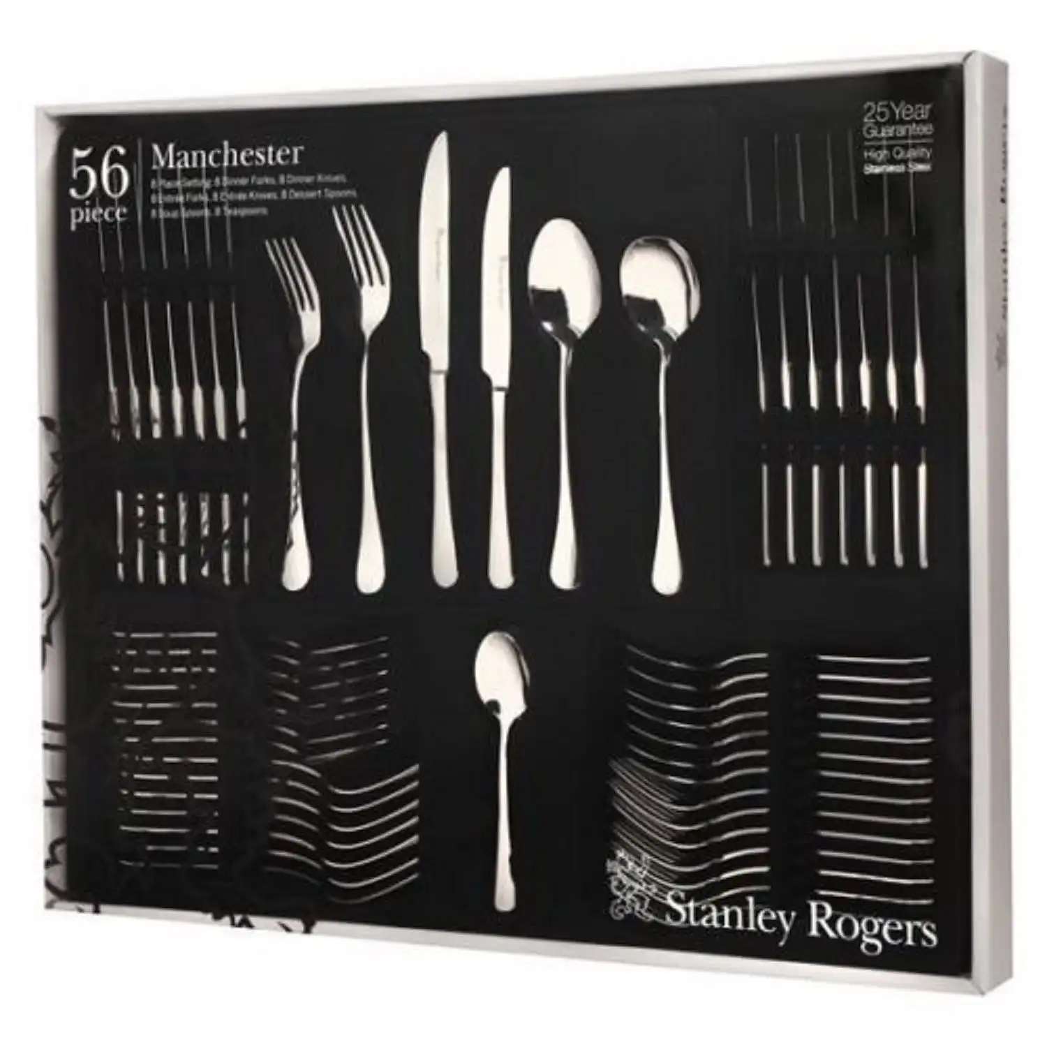 Stanley Rogers 56 Piece Manchester Cutlery Gift Boxed Set