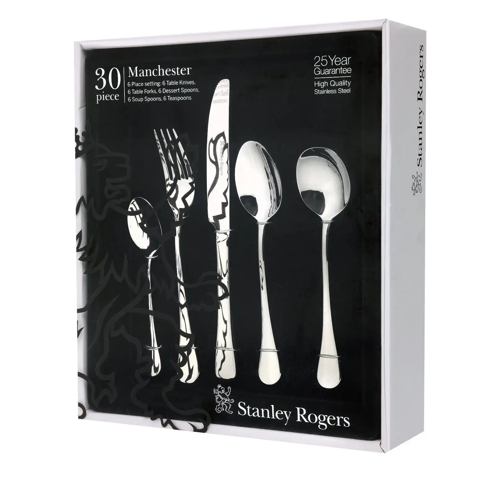 Stanley Rogers 30 Piece Manchester Cutlery Gift Boxed Set