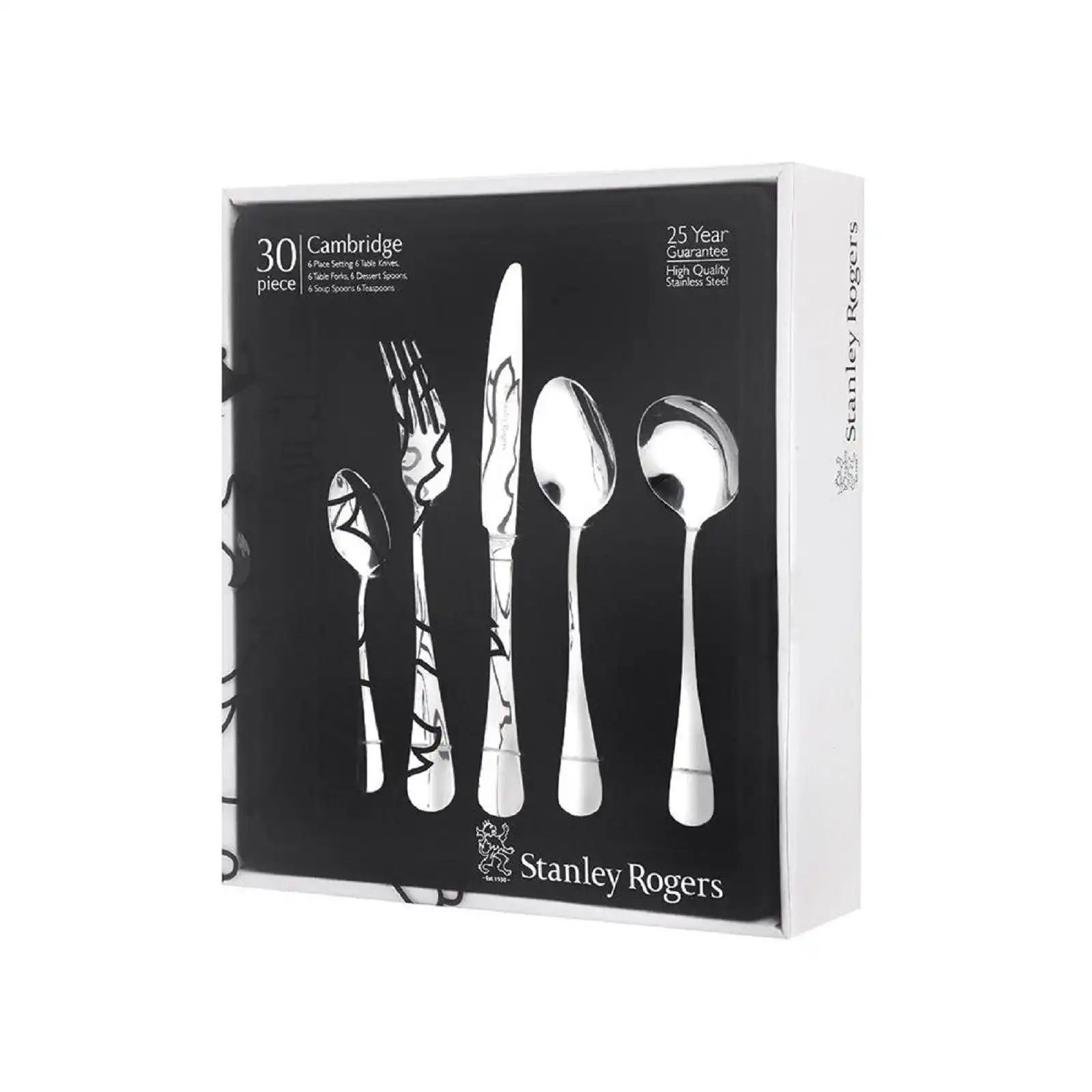 Stanley Rogers 30 Piece Cambridge Cutlery Gift Boxed Set